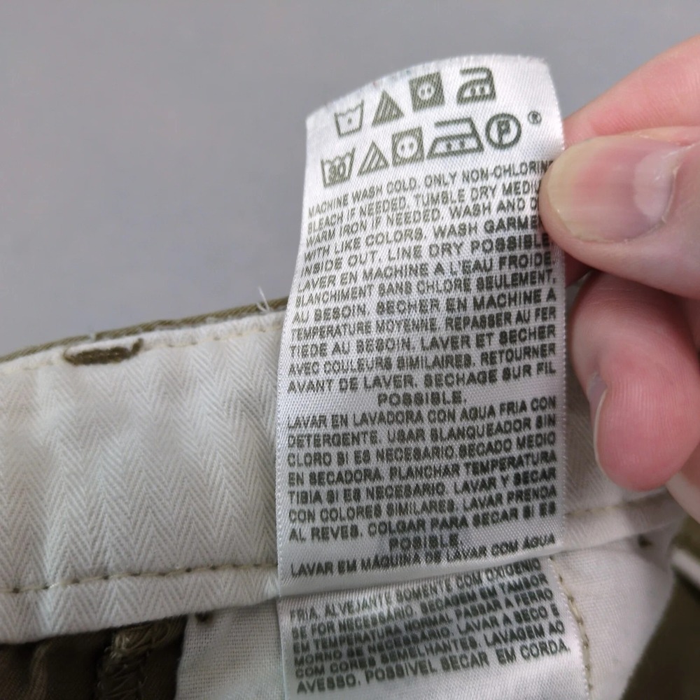 Levi's 505 Tan Trouser Pants Mens 34x32 Side Zip Pocket Utility Streetwear 2010s - Picture 8 of 8